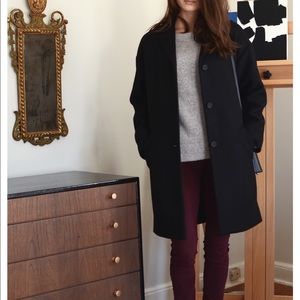 Wool Cocoon Coat